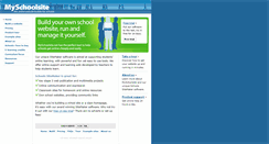 Desktop Screenshot of myschoolsite.net